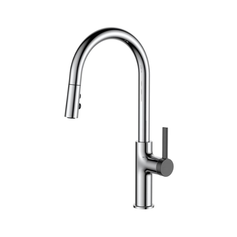 Vòi rửa bát nóng lạnh Kluger KLF0005C có dây rút 3 Vòi rửa bát nóng lạnh Kluger KLF0005C có dây rút
