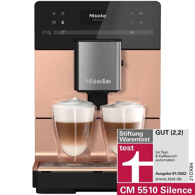 Máy pha cafe tự động Miele CM5510-Rosegold PearlFinish 4 Ảnh máy pha cafe tự động Miele CM5510-Rosegold PearlFinish