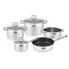 Bộ nồi chảo bếp từ Lorca TITANIUM-TA 5022 2 Bộ nồi chảo bếp từ Lorca TITANIUM-TA 5022
