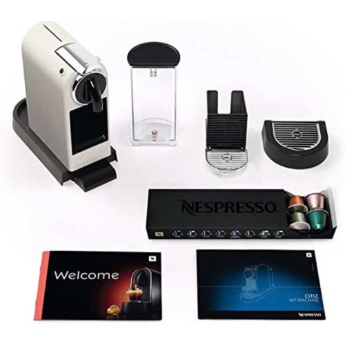 Máy pha cafe viên nén DeLonghi EN167.W Citiz 8 Máy pha cafe viên nén DeLonghi EN167.W Citiz