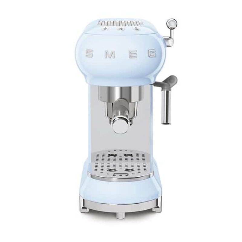 Máy pha cà phê bán tự động Smeg ECF01PBEU Pastel Blue 3 Máy pha cà phê bán tự động Smeg ECF01PBEU Pastel Blue