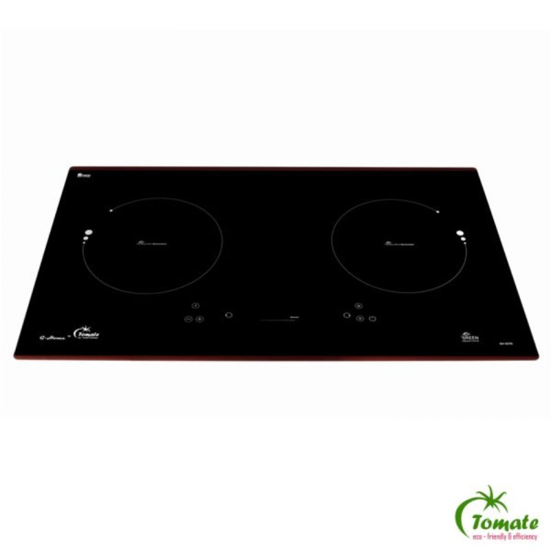 Bếp từ đôi Tomate GH 027IS lắp âm 4 Ảnh bếp từ đôi Tomate GH 027IS lắp âm