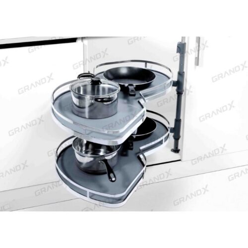 Kệ góc liên hoàn hình lá Grandx XM.420SR (Phải) 5 Ảnh kệ góc liên hoàn hình lá Grandx XM.420SR (Phải)