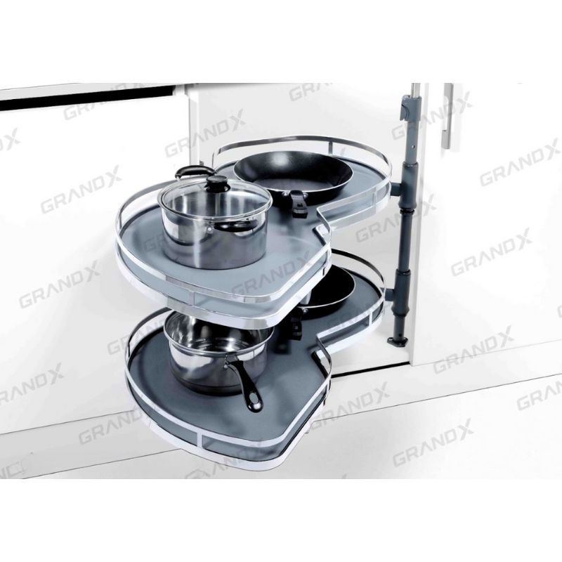Kệ góc liên hoàn hình lá Grandx XM.420SR (Phải) 4 Ảnh kệ góc liên hoàn hình lá Grandx XM.420SR (Phải)