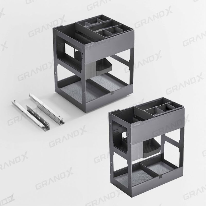 Giá gia vị Titanium GrandX XS.35T 3 Giá gia vị Titanium GrandX XS.35T