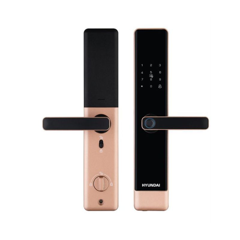 Khóa điện tử Hyundai HY-SL007 Rose Gold 3 Khóa điện tử Hyundai HY-SL007 Rose Gold