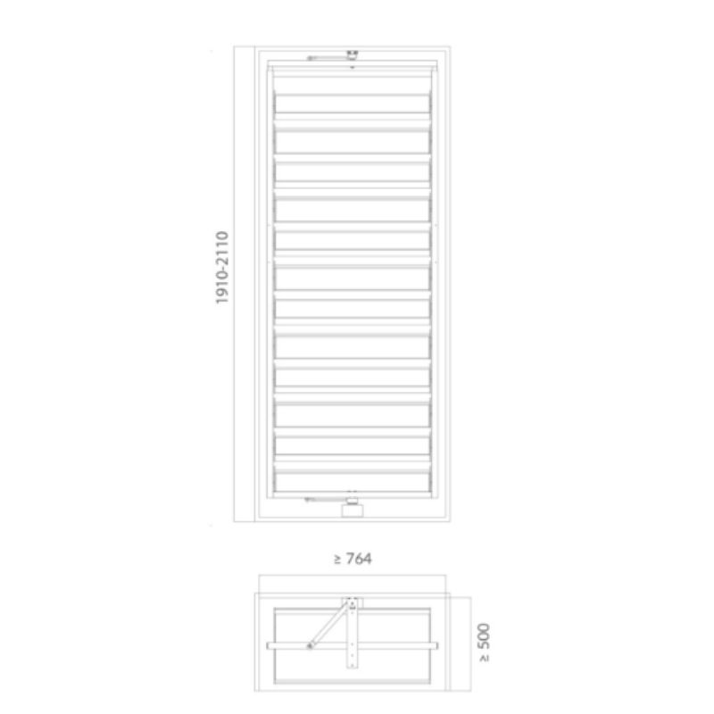 Kệ để giày xoay 360 độ 12 tầng GrandX XM.1280 4 Kích thước kệ để giày xoay 360 độ 12 tầng GrandX XM.1280