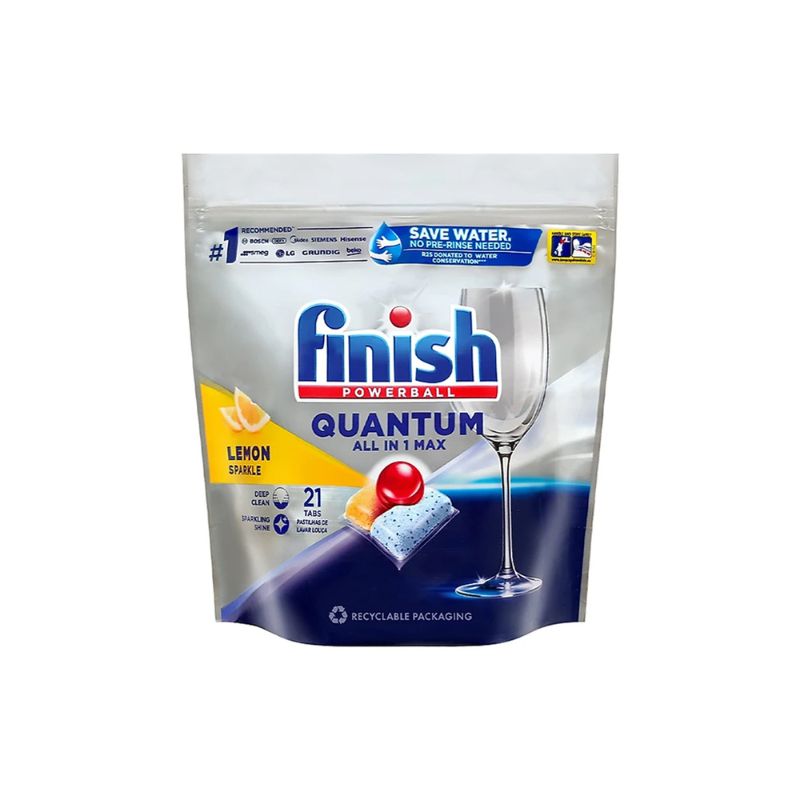 Viên rửa bát Finish Quantum All In One túi 21 viên 2 Viên rửa bát Finish Quantum All In One túi 21 viên