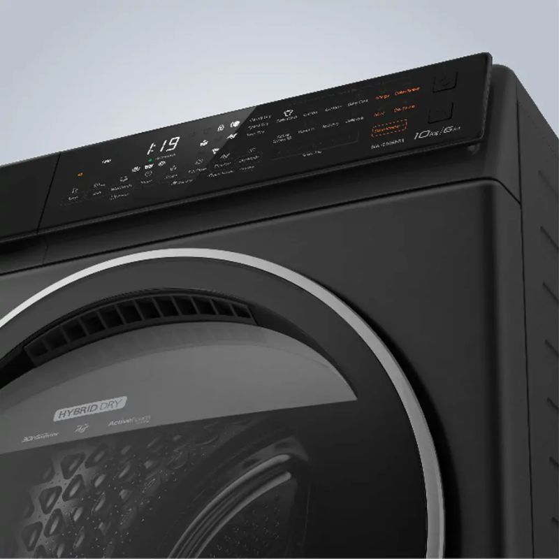 Máy Giặt Sấy Panasonic Inverter Giặt 10 Kg - Sấy 6 Kg NA-S106FR1PV 4 Bảng điều khiển máy Giặt Sấy Panasonic Inverter Giặt 10 Kg - Sấy 6 Kg NA-S106FR1PV
