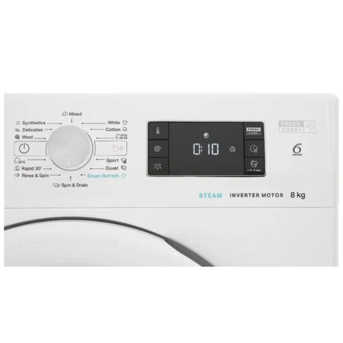 Máy Giặt Whirlpool Inverter 8 Kg FFB8458WV EU cửa trước 8 Bảng điều khiển máy Giặt Whirlpool Inverter 8 Kg FFB8458WV EU cửa trước