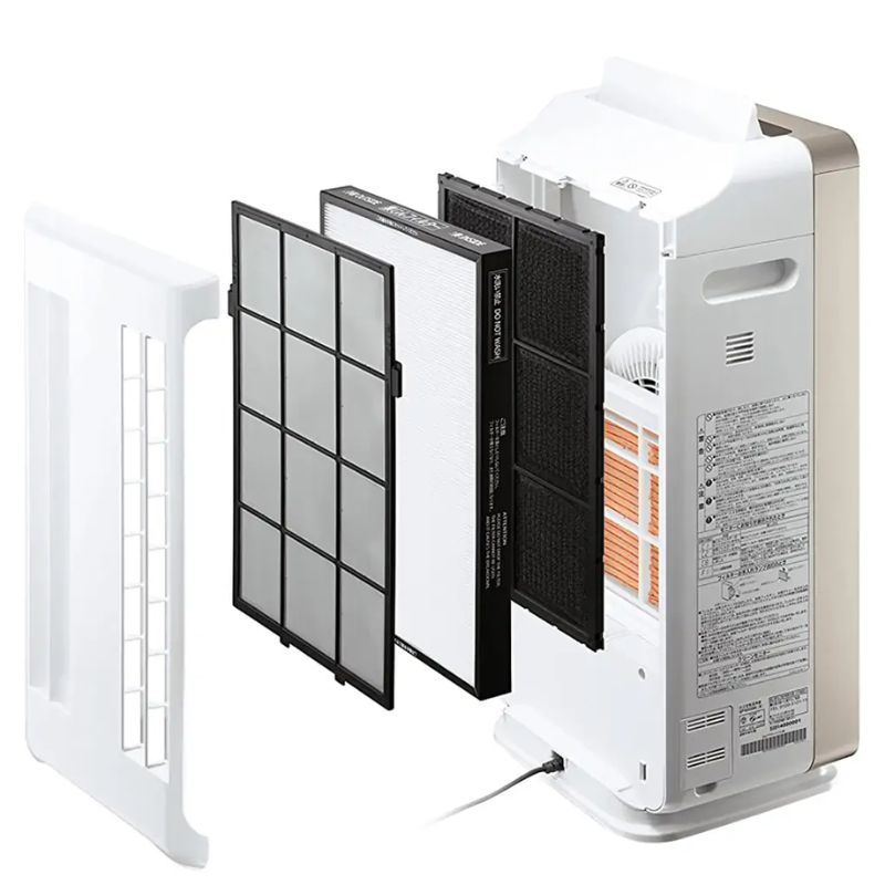 Máy lọc không khí Hitachi EP-A9000 240 6 Bên trong máy lọc không khí Hitachi EP-A9000 240