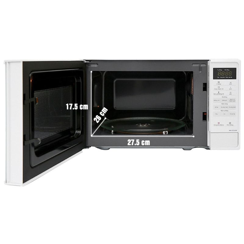 Lò vi sóng Panasonic NN-ST25JWYUE 20 lít 5 Chi tiết lò vi sóng Panasonic NN-ST25JWYUE 20 lít