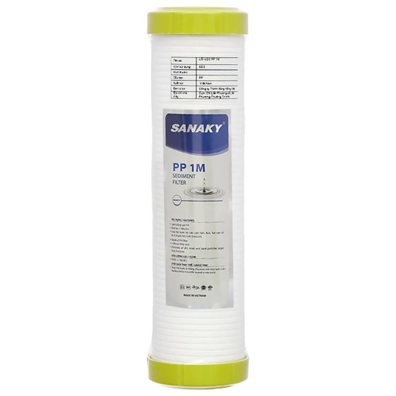 Lõi lọc nước Sanaky số 3 PP 1 Micron 3 Lõi lọc nước Sanaky số 3 PP 1 Micron