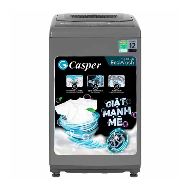 Máy Giặt Casper 7.5 Kg WT-75NG1 cửa trên 3 Máy Giặt Casper 7.5 Kg WT-75NG1 cửa trên