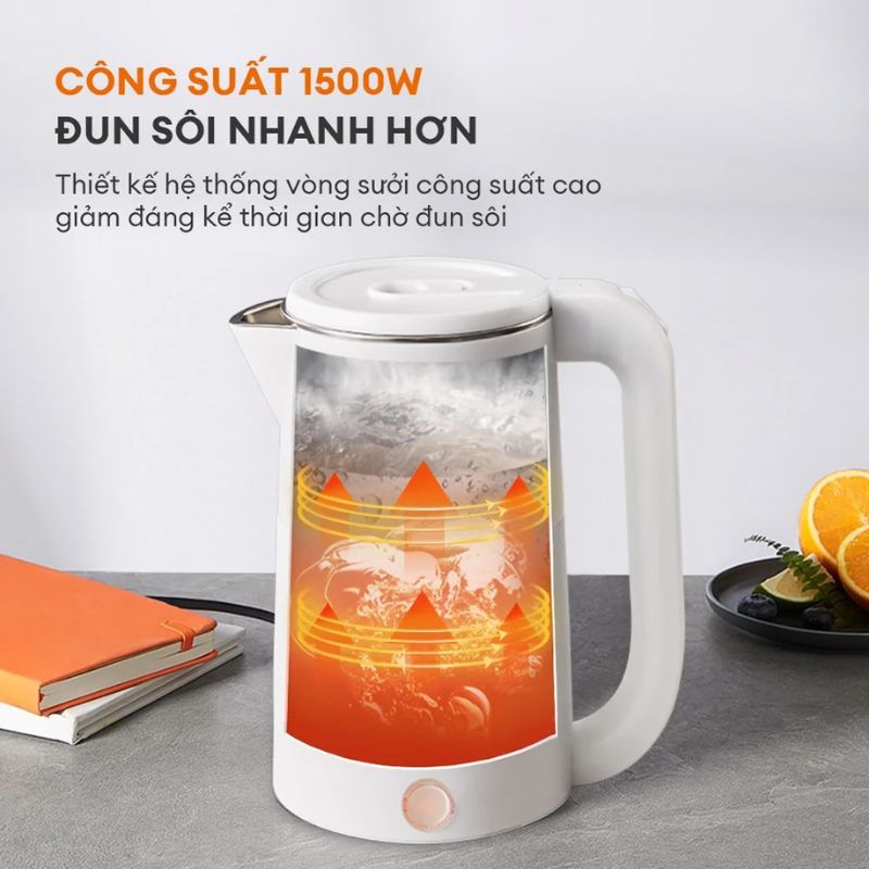 Ấm Điện Đun Nước Gaabor EK20M-WH02A 4 Ảnh Ấm Điện Đun Nước Gaabor EK20M-WH02A