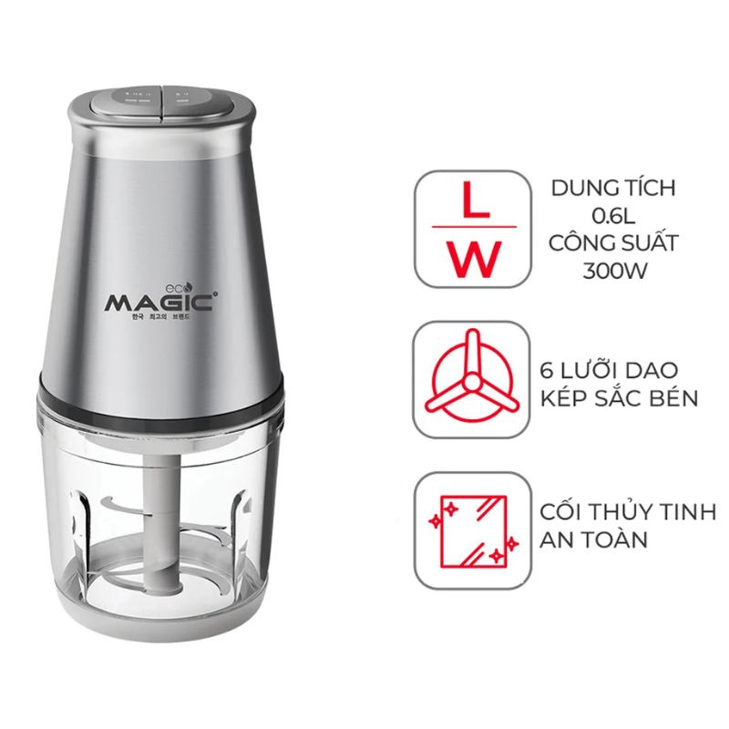 Máy xay thịt Magic Eco AC-14 0.6 Lít 3 Ảnh máy xay thịt Magic Eco AC-14 0.6 Lít