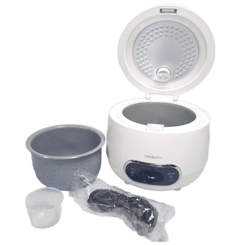 Nồi cơm điện Lock&Lock Mechanical Rice Cooker EJR426WHT 0.8 Lít 4 Ảnh nồi cơm điện Lock&Lock Mechanical Rice Cooker EJR426WHT 0.8 Lít