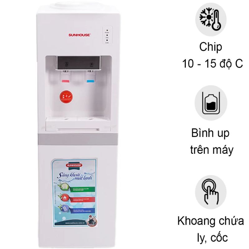 Cây nước nóng lạnh Sunhouse SHD9602 3 Cây nước nóng lạnh Sunhouse SHD9602