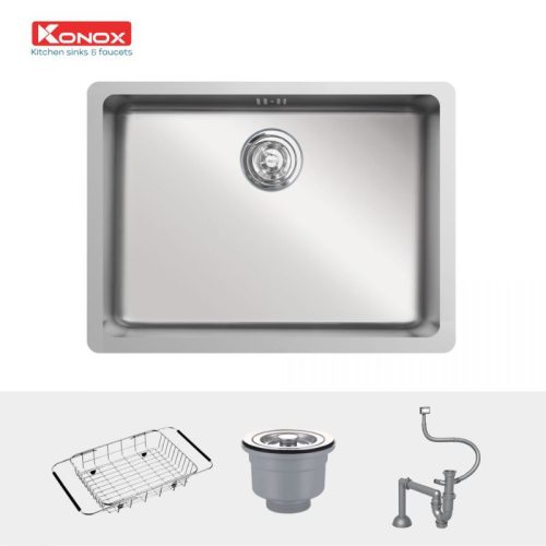 Chậu rửa bát Konox Cube 5444SU 8 Chi tiết chậu rửa bát Konox Cube 5444SU