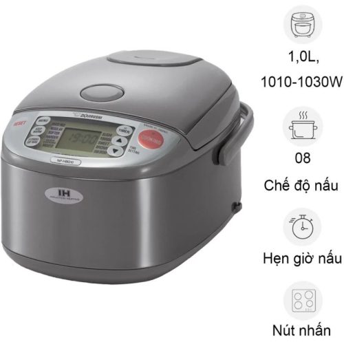 Nồi cơm điện tử cao tần Zojirushi NP-HBQ10-XA - 1.0 Lít