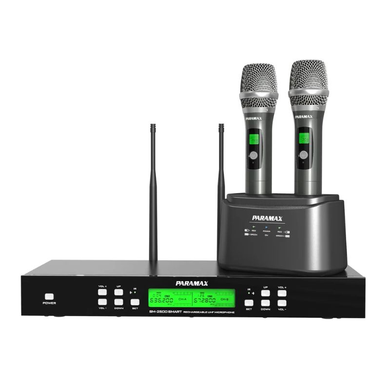 Micro Không Dây Paramax SM-2500 Smart (Grey ) 2 Micro Không Dây Paramax SM-2500 Smart (Grey )