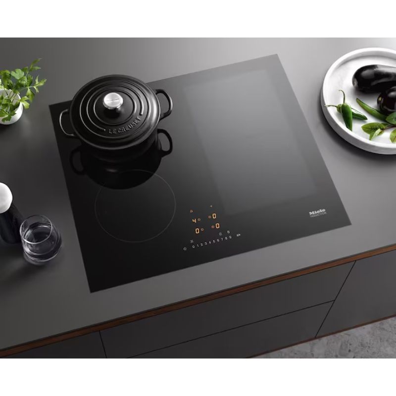 Bếp từ đa điểm Miele 4 vùng nấu KM 7404 FX lắp âm 4 Ảnh bếp từ đa điểm Miele 4 vùng nấu KM 7404 FX lắp âm