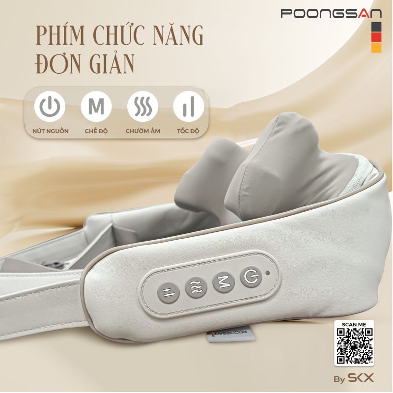 Máy massage cầm tay Poongsan N18 4 Ảnh máy massage cầm tay Poongsan N18