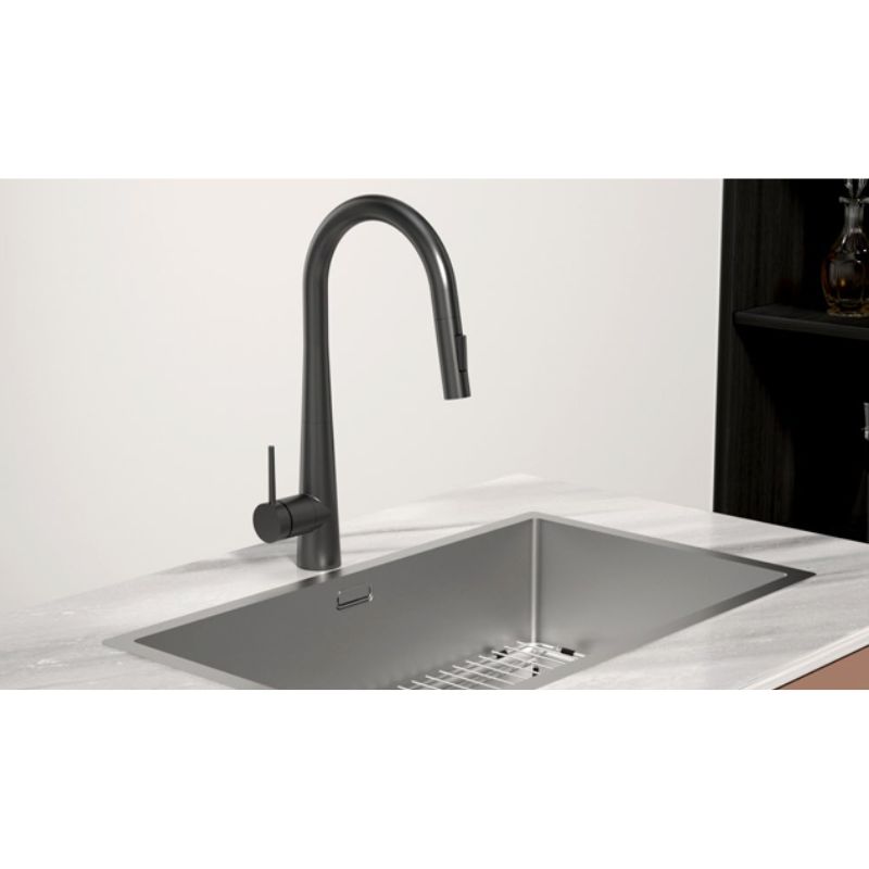 Vòi rửa bát nóng lạnh Hafele LUX-P HT25-SH1P417 567.24.498 Đen 3 Ảnh vòi rửa bát nóng lạnh Hafele LUX-P HT25-SH1P417 567.24.498 Đen