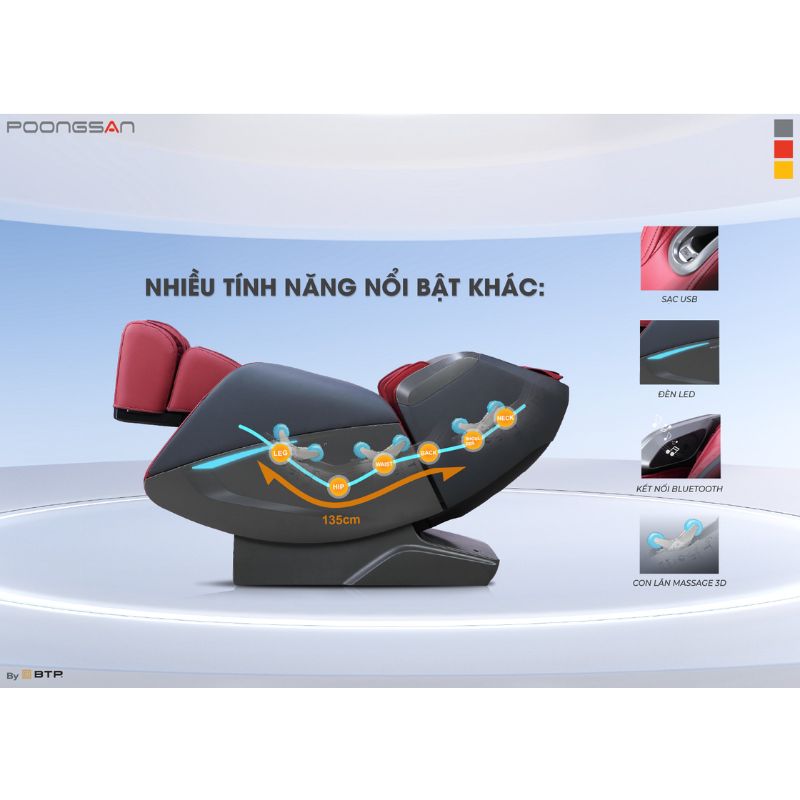 Ghế massage Poongsan MCP-501 5 Hình ảnh ghế massage Poongsan MCP-501