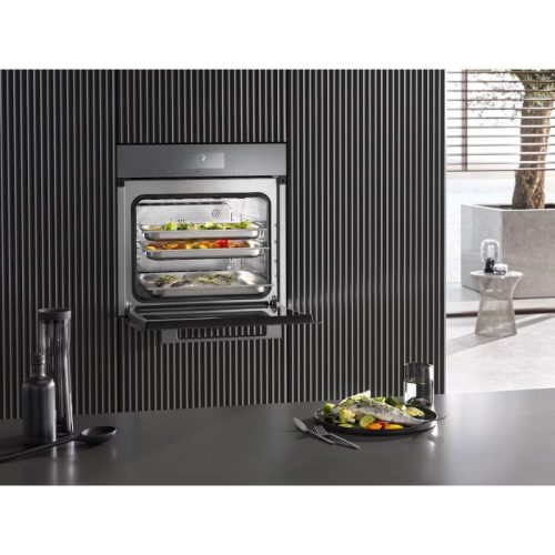 Hình ảnh lò hấp kết hợp nướng âm tủ Miele DGC 7845 HC Pro BRWS