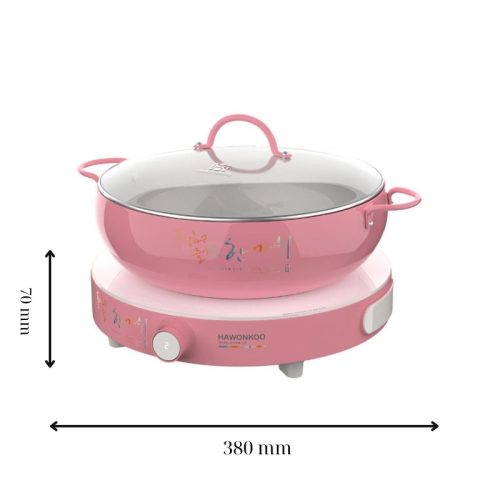 Bếp từ mini Hawonkoo CEH-101-I-PK di động 7 Kích thước bếp từ mini Hawonkoo CEH-101-I-PK di động