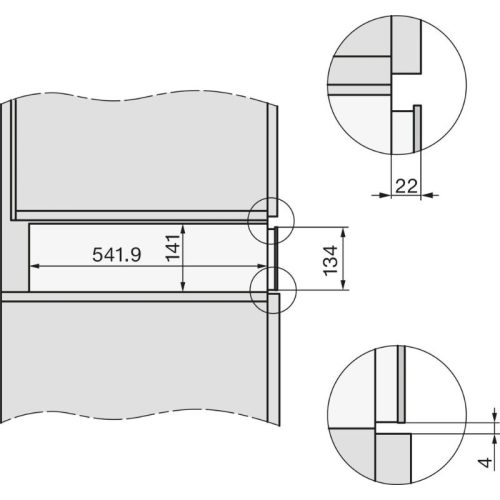 Ngăn hút chân không Miele EVS 7010 OBSW 8 Kích thước ngăn hút chân không Miele EVS 7010 OBSW