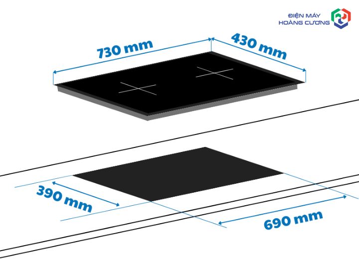 Thiết kế bếp từ STL 210C