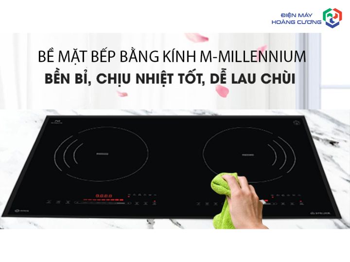 Vệ sinh bếp từ đôi Spelier STL 210C lắp âm