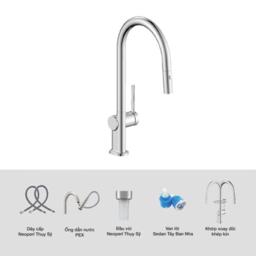 Vòi rửa bát Kluger KLF0003SC 9 Phụ kiện vòi rửa bát Kluger KLF0003SC