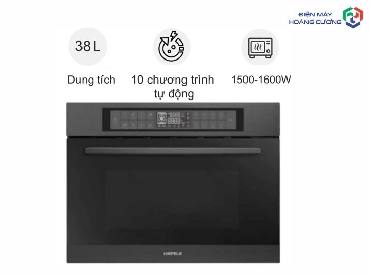 Lò vi sóng kết hợp nướng Hafele HC-MWO381B 495.10.044 dung tích 38 lit