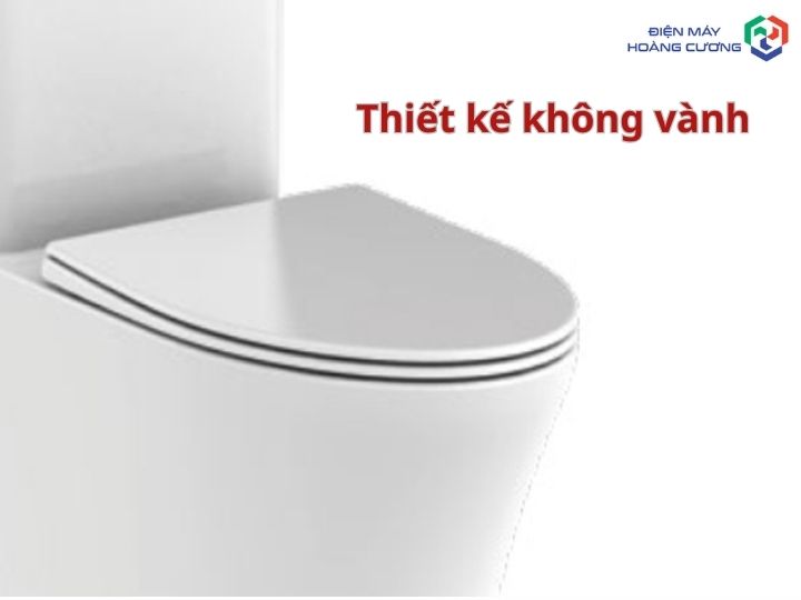 Bồn cầu một khối Hafele 588.79.416 13 Bồn cầu một khối Hafele Sapporo thiết kế không vành
