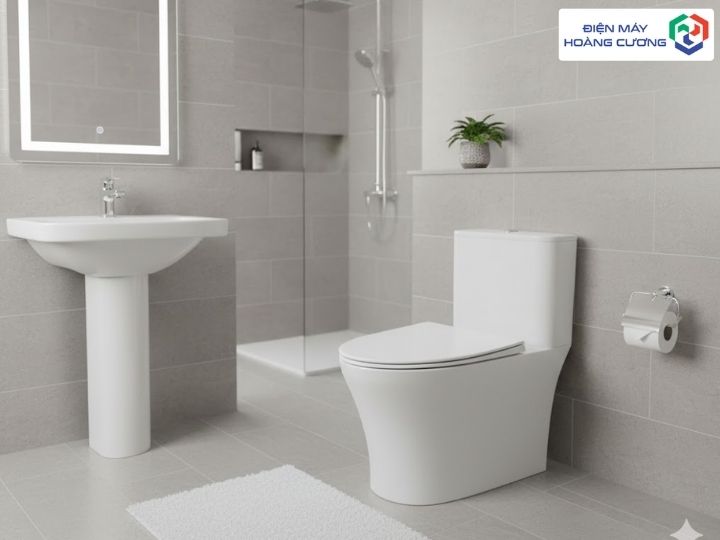 Bồn cầu một khối Hafele 588.79.416 10 Bồn cầu một khối Hafele Sapporo