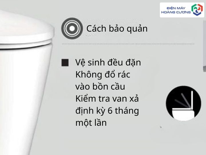 Bồn cầu một khối Kobe II Hafele 588.79.417 15 Bồn cầu một khối Kobe II 588.79.417 cách bảo quản