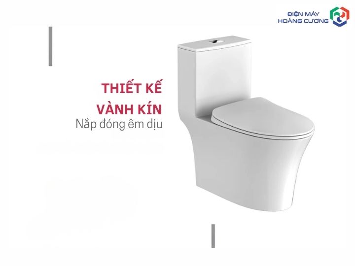 Bồn cầu một khối Kobe II Hafele 588.79.417 14 Bồn cầu một khối Kobe II 588.79.417 nắp đóng êm dịu