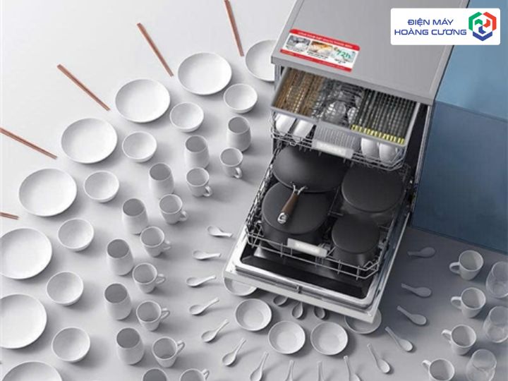 Máy rửa bát Kocher X15S 14 Phân loại chén bát trước khi rửa