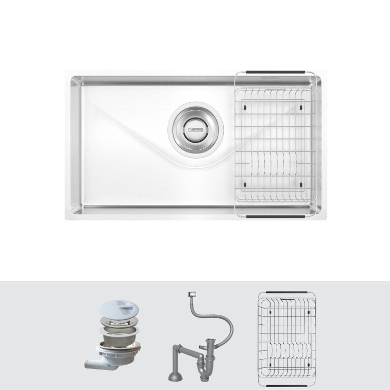 Chậu rửa bát inox 1 hố Konox TARI 800SM 4 Chậu rửa bát inox 1 hố Konox TARI 800SM - Ảnh 2