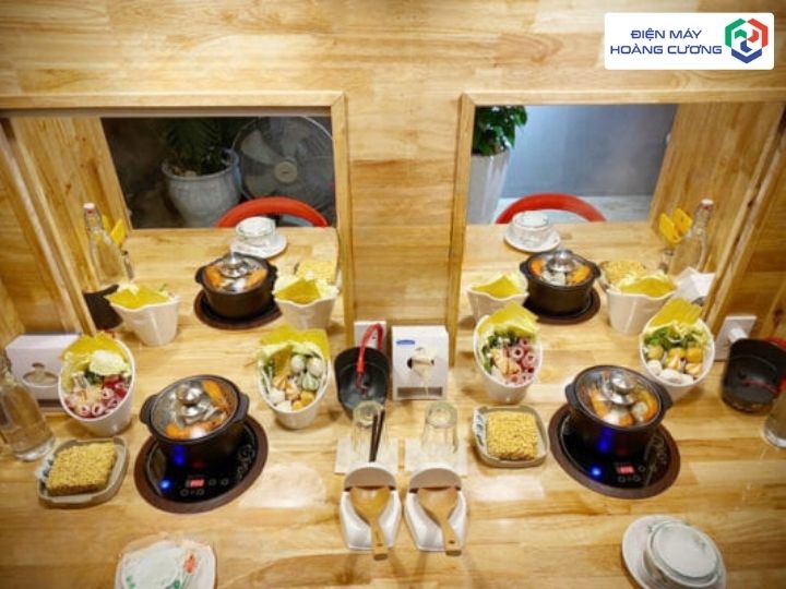 Bếp từ đơn dùng trong quán ăn