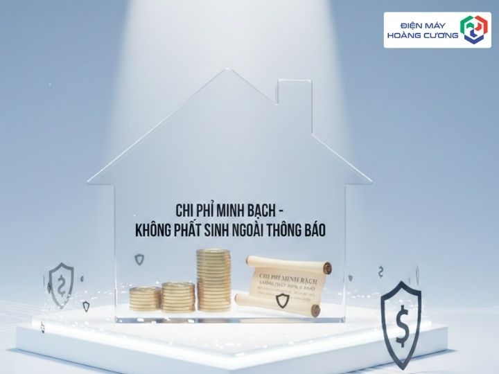 Trung tâm bảo hành với chi phí minh bạch