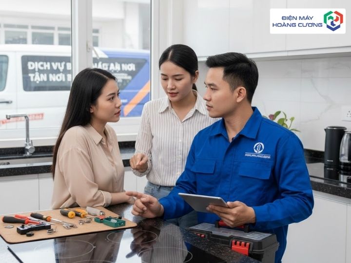 Trung tâm bảo hành với dịch vụ tại nhà