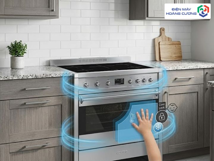 Bếp từ liền lò Hafele an toàn tuyệt đối