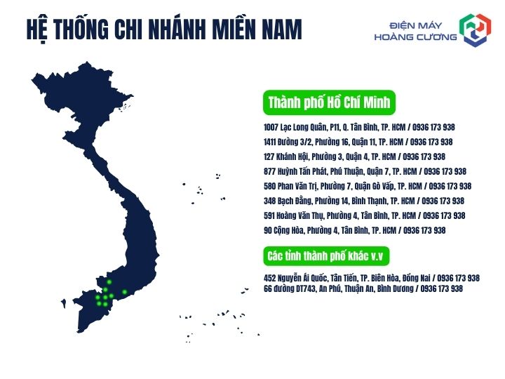 Bếp Từ Gặp Lỗi? Gọi Ngay Điện Máy Hoàng Cương – Địa Điểm Sửa Bếp Từ 24/7, Uy Tín Toàn Quốc 6 Hệ thống chi nhánh miền Nam