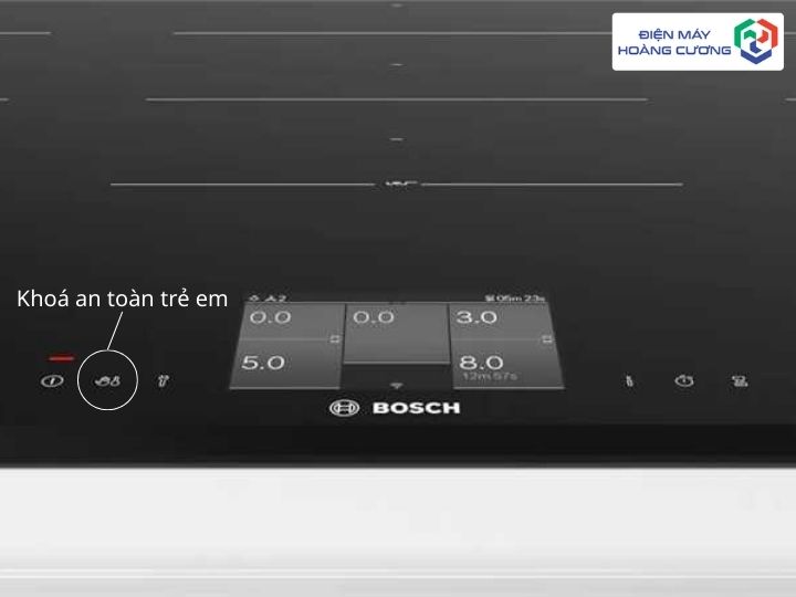 Tính năng an toàn chuẩn Châu Âu của bếp từ Bosch