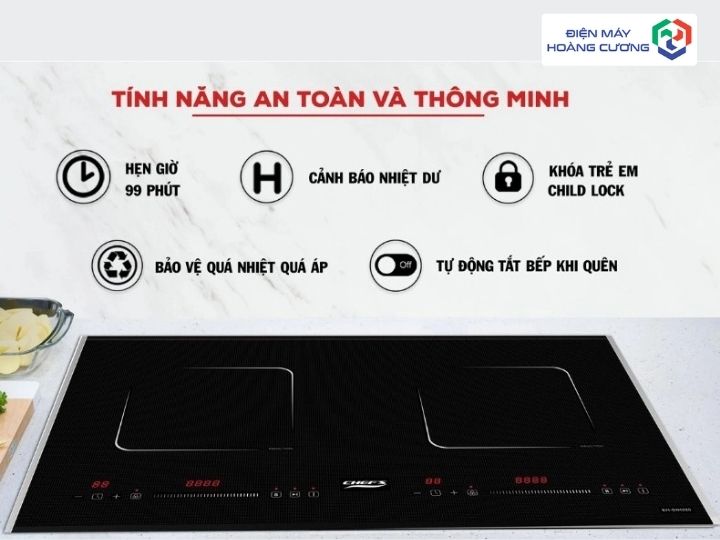 Tính Năng An Toàn Của Bếp Từ
