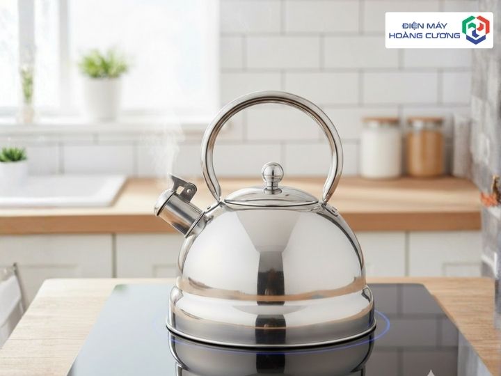 Ấm đun nước bếp từ inox 304